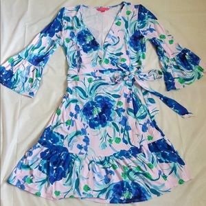 Lilly Pulitzer Women's misha wrap Dress Size L